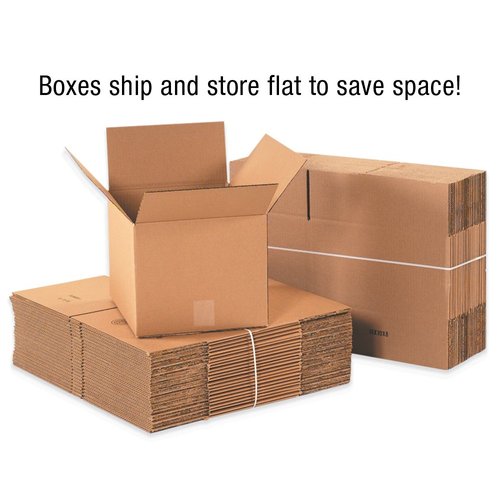 AVIDITI Shipping Boxes Small 10"L x 8"W x 6"H, 25-Pack | Corrugated Cardboard Box for Packing, Moving and Storage