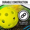 Franklin Sports X-26 Indoor Pickleballs - Indoor Court Pickleball Balls - USA Pickleball (USAPA) Approved Tournament Pickleballs - 3 Pack Inside Pickleballs - Lime Green