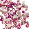 144 pcs (1 Gross) Swarovski 2058 Xilion SS5 (1.8mm) Crystal flatbacks No-Hotfix Rhinestones Nail Art Tiny Small Round Pink Color Mix from Mychobos (Crystal-Wholesale)