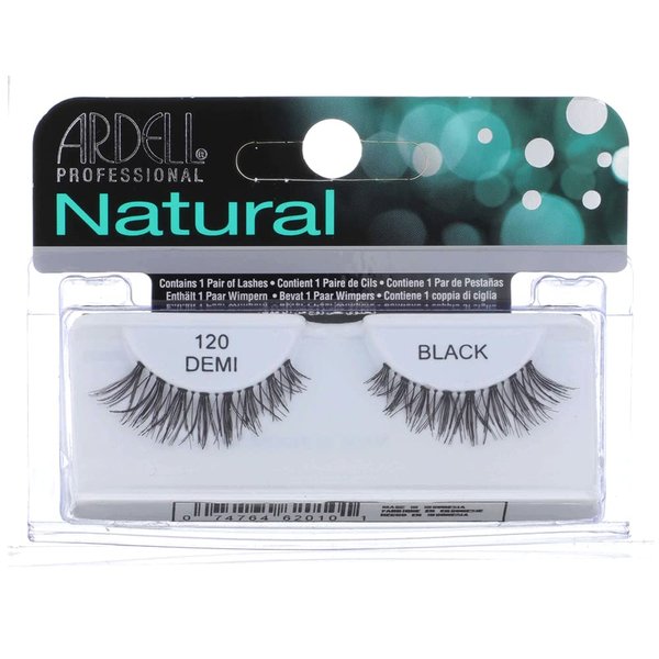 Ardell Fashion Lashes Natural Strip Lash, Black [120] 1 ea ( Pack of 4)