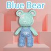 VIIOVOIIV Blue Bear Brick Micro Building Blocks Set(4500Pieces) Music Bear Building Blocks Gift for Adult and Kid