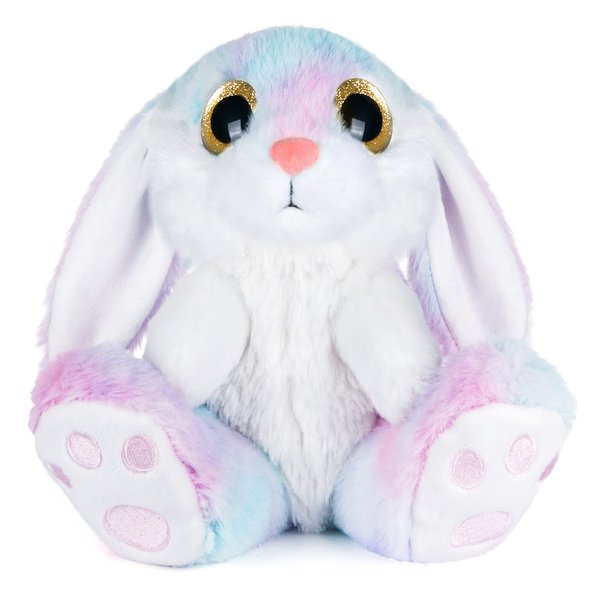 My OLi Bunny Rabbit Stuffed Animal Plush Bunny 8.5" Easter Stuffed Bunny with Floppy Ear Plush Rabbit Bedtime Friend Plush Toy Gifts for Girls Boys Kids, Rainbow