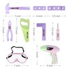 EP EXERCISE N PLAY Pink Kids Tool 18 Pcs Toddler Tool Set with A Tool Box Including Toy Saw for Kids Ages 3-5 Girl's Favorite Tool Set Gift for Toddlers Girl Ages 3,4,5,6,7 Years Old