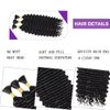 Deep Wave Bulk hair for Braiding Wet and Wavy Micro Braiding No Weft Faux Deep Wave Braiding Hair Extensions for Box Boho Braids 225g with 3Bundles #1B (18 Inch)