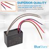 CBB61 4.5uf+5uf+5uf 5-Wire 250V AC Ceiling Fan Capacitor by BlueStars - Pack of 1 - Replacement for Hampton Bay Ceiling Fan - 50/60 Hz - 2 Wires Electrical Power Relay Connecting Capacitor