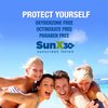 Sun X SPF 30+ Broad Spectrum Sunscreen Lotion Foil Pack Single Dose with Attached Dry Towelette, 50 Count