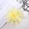 Minkissy Pom Hair Ties Sparkle Ball Hair Bands Elastic Ponytail Holders 6PCS xmas party favors(White Yellow Purple Blue Pink Light Purple)