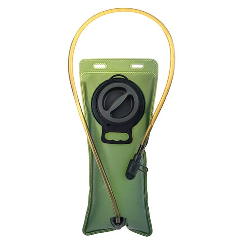 Outdoor Travel Foldable Water Bag, Sports Portable Soft Water Bottle, Double Lock Water Switch, Environmental Protection and Durability, Suitable for Trail Running, Marathon, Riding ArmyGreen