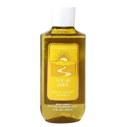 Generic Bath and Body Work SOLAR SHINE 2 Pack Body Wash Bundle - 10 fl oz / 295 mL each, Yellow