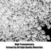 Keratin Clear Granule Beads Hair Extension, Glue Bead for Keratin Granule Hot Fusions Extension Glue Bead Accessory,Glue Tips for Nail Art 50G X 2 Bottles