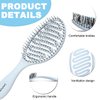 Daily Gard Detangling Brush, Dry and Wet Vented Detangler Hair Brush for Women and Men, Paddle Quick Drying Hairbrush for Wet/Dry/Curly/Thick/Long/Wavy/Damaged Hair, Blue