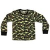 At The Buzzer Thermal Underwear Set for Boys 95366-GRN-5-6 Green - Camouflage