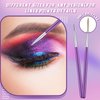 Maitys 6 Pieces Eyeliner Brush Fine Point Eyeliner Eye Makeup Gel Eyeliner Fiber Bristles Eyeliner Brush Applicators Cosmetic Eye Wands Eyeliner(Vivid Style)