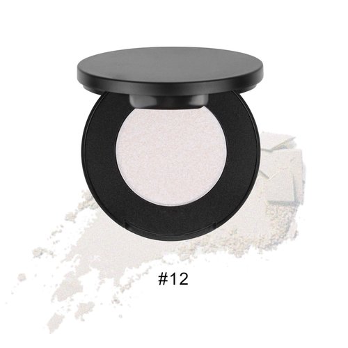 Vodisa Face Highlighter Powder Palette, Glossy Glitter Illuminator Powder, Shimmer Shades for Face Highlighter Makeup, Highly Pigmented Natural Shiny Highlight Makeup Illuminator Highlighter 12