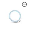 TELETIES - Spiral Hair Coils - Ponytail Holder Hair Ties for Women - Phone Cord Hair Ties - Strong Grip, No Rip, Water Resistant, No Crease Hair Tie Coils - 3 pack (Small, Peppermint)