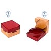 Ahyuan 3D Wooden Brain Teaser Magic Drawers Jewelery Gift Box Logic Puzzle Cube Toy for Children and Adults