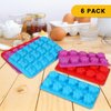 6PCS Silicone Molds Puppy Dog Paw and Bone, Elegant Chocolate Molds for Baking, Non-Stick gummy molds, Dog Treat Molds, Used for Chocolate, Candy,Pudding, Jelly,Ice Cube,Biscuits,Dog Treat by AOULELA