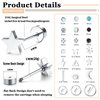 LOLIAS 21Pairs Small Flat Back Stud Earrings for Women Men Hypoallergenic Silver Gold Plated Surgical Steel Stud Earrings 20G Screw Back Flatback Earrings for Cartilage Ears,Silver