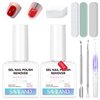 SAVILAND Gel Nail Polish Remover Kit: 2 Minutes Easily & Quickly Remove Nail Polish with Nails Tools Cuticle Oil Pen for Nail Tips,Acrylic Dip Powder Remover Professional Nail Salon Home DIY (2 PCS)