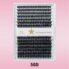 Q&D LASH Extension Kit,Cluster Eyelash 280 pcs,D Curl 8-15mm Length Individual Eyelashes Extension,Bond and Seal, Lash Remover,Tweezer and Brush Set, Lash DIY Apply at Home (HM80D, D 0.07 MIX8-15MM)