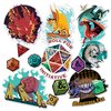 Desert Cactus Dungeons & Dragons Stickers - 13 D&D Decals Laptop Water Bottle Car Scrapbook11.46x8.9 Vinyl Decorations Birthday Favor Party Supplies (2-3)