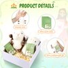 HyDren 12 Set Sheep Plush Keychain Gifts 4.72 Inch Stuffed Animal Cute Lamb Bible Verse Cards with Organza Bags for Baptism Pray Gifts Christmas Party Favors Birthday Gifts