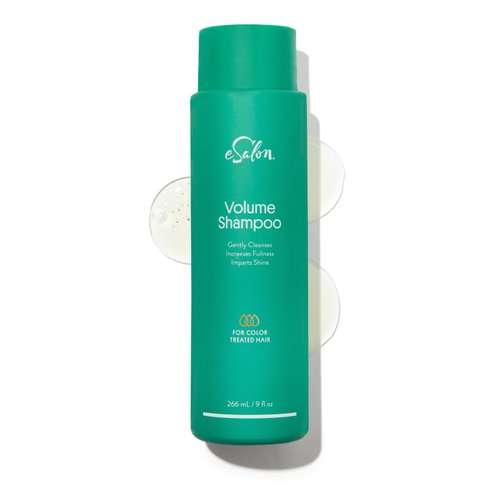 eSalon Hair Shampoo for Color-Treated Hair, Volume Color Care Shampoo (9 Fl Oz) - Sulfate-Free Hair Color Shampoo for Women to Prevent Color Fade - Adds Volume, Shine, & Smoothness to Dry Colored Hair