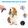 Dog Training Clicker with Wrist Strap - OYEFLY Durable Lightweight Easy to Use, Pet Training Clicker for Cats Puppy Birds Horses. Perfect for Behavioral Training 2-Pack (Red and Blue)