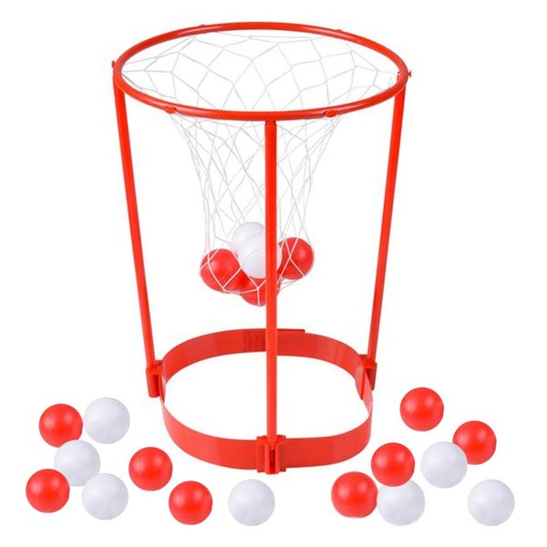 ArtCreativity Head Hoop Basketball Party Game for Kids and Adults - Adjustable Basket Net Headband with 20 Balls - Fun Gift for Birthday, Party Dress Up, Carnival Ball Game for Boys & Girls