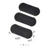 HAIR GRIPPERS BUNDLE PACK 8PCS for Men and Women - Salon and Barber, Hair Clips for Styling, Hair holder Grips BLACK