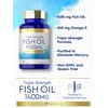 Carlyle Triple Strength Fish Oil | 1400mg | 60 Softgels | Omega 3 Supplement | Non-GMO, Gluten Free