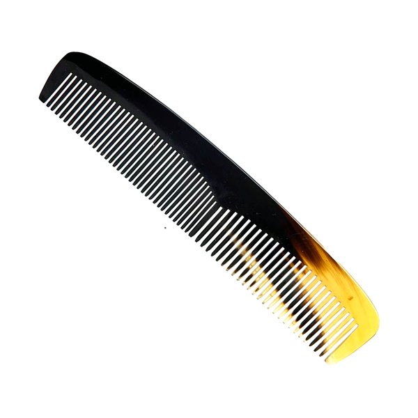 Natural Buffalo Horn Comb, Horn Comb For Hair, Anti-Static Handmade Pocket Horn Comb, Beard Comb, Horn Fine Tooth Comb, Gift For Men Women Mom Wife Daughter, Mothers Day, Birthday (Comb-27 XL)