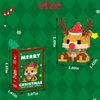 HGCYCF Christmas Reindeer Building Blocks Set Compatible with Lego Advent Calendar 2024 Stacking New Toys Holiday Present Box New Year Xmas Gifts for Kids for Boys & Girls and Adults