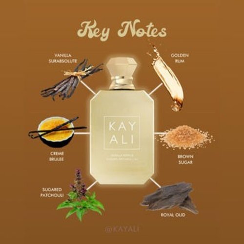 Kayali By Huda Beauty Vanilla Royale Sugared Patchouli | 64 Limited Edition Eau De Parfum TRAVEL SIZE (10 ml / 0.34 fl oz)