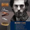 FEBOTE Beard Care Kit for Men - Premium Grooming & Care Set with Beard Wash, Oil, Balm, Brush, Massager Roller and Scissors - Gift Ready Kit for Him Husband - Father's Day Valentine's Day Christmas