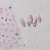 Pink Kio Fish Nail Art Stickers 5D Embossed Nail Decals Pink Self-Adhesive Fish Chinese Style Nail Art Supplies Lucky Goldfish Manicure Sliders Kawaii Stickers for Women Girls DIY Nail Art Decorations