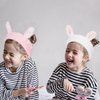 ACO-UINT 6Pcs Spa Headbands and Wrist Washbands Set, Bunny Ear Headbands for Washing Make Up Headbands, Skincare Headbands Easter Rabbit Face Wash Headbands for Women Girls