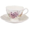 Lenox Butterfly Meadow Orange Sulphur 8-Ounce Porcelain Cup and Saucer Set -