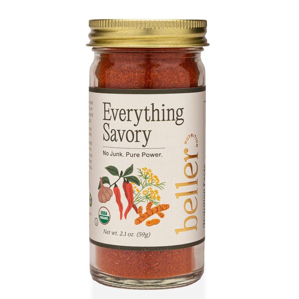 EVERYTHING SAVORY | 2.3 oz | Organic Spice Blend Seasoning | Rachel Beller Nutrition Power Spicing