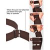 Tatuo 4 Pieces Kids Buckle Belt Kid Adjustable Elastic Belt Boy Stretch Belt for Children Favor (black, gray, brown, navy blue)