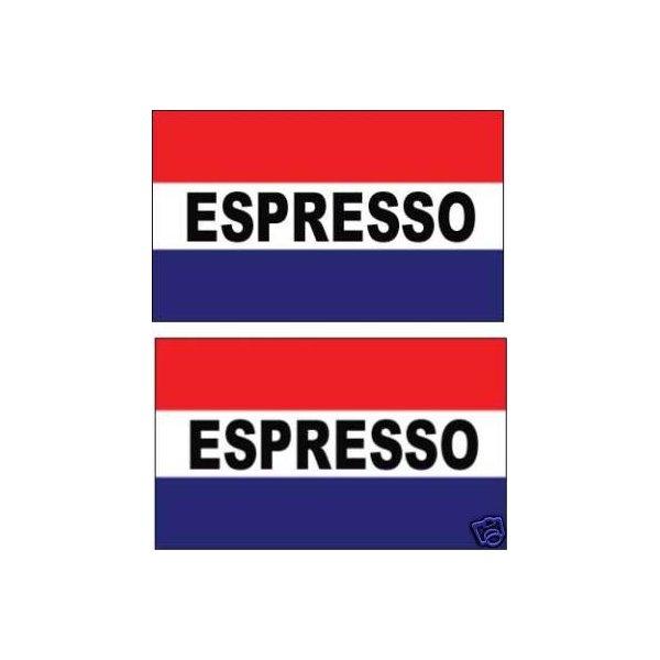 Pack of Two (2) Espresso 3'x5' Flags