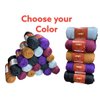 Maradek 100% Acrylic Brazilian Wool Yarn 70g Fiber for Hair Crochet/African Weave/Knitting/Dreadlock Extensions/Twists and More (2 Pack, Burgundy)