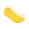 Tangols Double Curved Detangling Hair Brush-100% Bio-Friendly Detangler Hair Brush w/Ultra-Soft Anti Knot Nylon Bristles-Does not Pull on Hair for all Hair Types, Unisex Adults, Kids (Yellow)