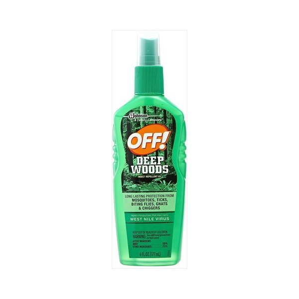 OFF! Deep Woods Insect Repellent Pump 6 Ounce Pack of 3