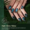 Beetles Green Gel Nail Polish Set 6 Colors Forest Dark Green Gel Nail Polish Soak Off Uv LED Nail Lamp Gel Nail Kit Home DIY Manicure Nail Salon