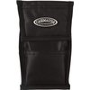 Casemaster Single Black Dart Case with Solid Plastic Insert and Flexible, Tough Nylon Covering, Holds 3 Steel Tip and Soft Tip Darts, Hard Shell Keeps Flights in Perfect Shape