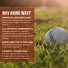 Rhino Wax - Baseball Glove Oil 8 oz - Softens and Hydrates Leather Fibers - Improves Glove Flexibility and Performance - Premium Glove Oil to Break in Gloves Fast - 100% Natural - Made in USA