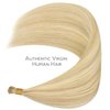 WENNALIFE I Tip Hair Extensions Human Hair, 50g 50s 20 Inch Light Blonde Highlighted Golden Blonde Remy Itip Human Hair Extensions Invisible Itips Straight I Tips Fusion Extensions Real Human Hair