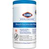 Clorox Healthcare Bleach Germicidal Wipes, 6" x 5", 150 Count Canister (Package May Vary)