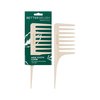 EcoTools Wide Tooth Comb for Curly, Thick Or Wet Hair, Detangling Brush With Sectioning Tip & No-Slip Grip, Bamboo Hair Comb, Eco-Friendly, Vegan & Cruelty-Free, Anti-Breakage, 1 Count